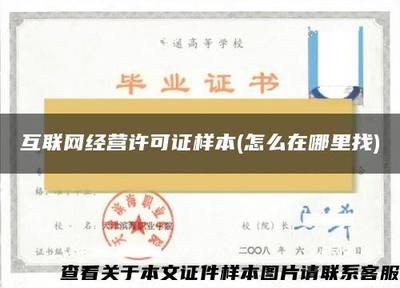 互聯(lián)網(wǎng)經(jīng)營許可證樣本查詢與獲取指南——網(wǎng)絡(luò)文化經(jīng)營類